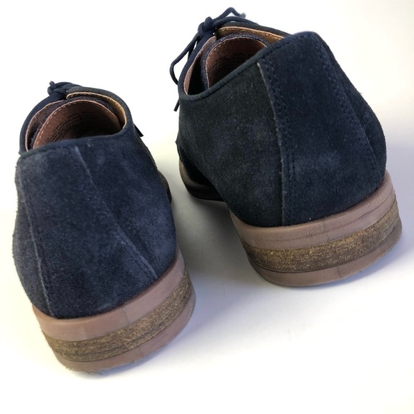 Alfani Eric Blue Suede Cap Toe Derby - Picture 10 of 13